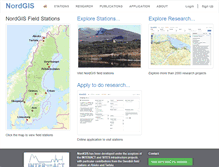 Tablet Screenshot of nordgis.org